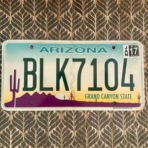 Arizona Grand Canyon State License Plate